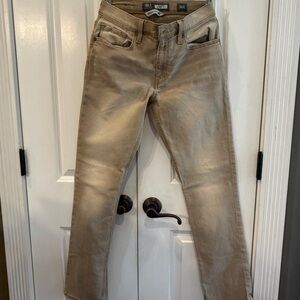 BKE Jake Straight Leg Jeans Men’s 30R Tan Khaki Denim